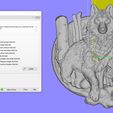 Screenshot_4.jpg Wolf and baby pendant jewelry medallion 3D print model