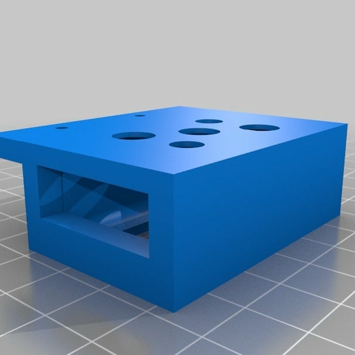 9 volt battery holder - 3D model önizlemesi