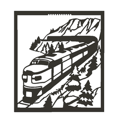 TrainToT.png Archivo STL Train view・Objeto para impresora 3D para descargar