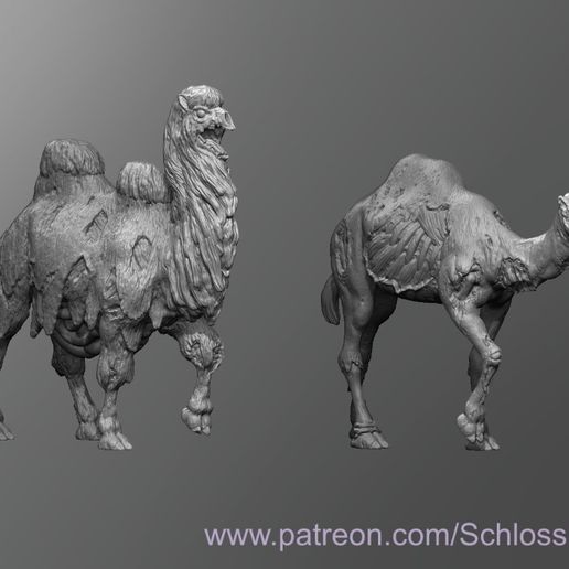 Zombie Camel 3D model by schlossbauer