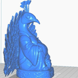 pright.png Peacock Peafowl Buddha w/Tail (Animal Collection)