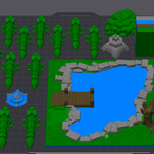 gator pond playset