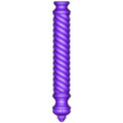 Swirl Lilac-Brown-Dark grey.stl [MERCHANT] SWIRL modular handle