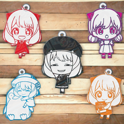 Pack-3.png Anya Forger Keychains - Spy X Family Pack 3