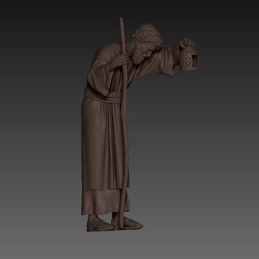 Saint Joseph Holding Lantern 3D model