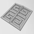 wf0.jpg Square greek key onlay relief logo tile 3D print model