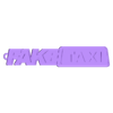 FakeTaxiKeyChain.stl FakeTaxi logo and keychain