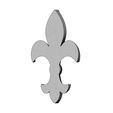 lys-V02-08.JPG Heraldic lily relief for woodworking and plaster moldings 3D print model