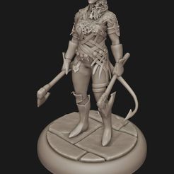 kar1.jpg Fichier STL Karlach dnd miniature | Baldurs gate 3 | tiefling barbarian | by Deltorvik・Objet imprimable en 3D à télécharger