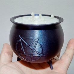 Cauldron_1.jpg STL-Datei Cauldron - Pentragram kostenlos・3D-druckbares Modell zum herunterladen