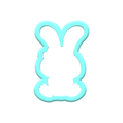 Rabbit-1.png Floral Easter Rabbit Cookie Cutter | STL File