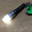 IMG_20190105_194245.jpg Thrunite Ti3 (or other 14mm diam. flashlight) diffusor with spare battery holder