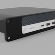 10-Inch-Rack-Mount-HP-EliteDesk-600-G5-Mini-v4.png Rack Mount for HP EliteDesk 600 G5 Mini PC - 10" 1U VESA 100mm Design - 3D Print without Supports
