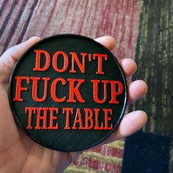 thumbnail.jpg Don't F*** Up The Table Drink Coaster
