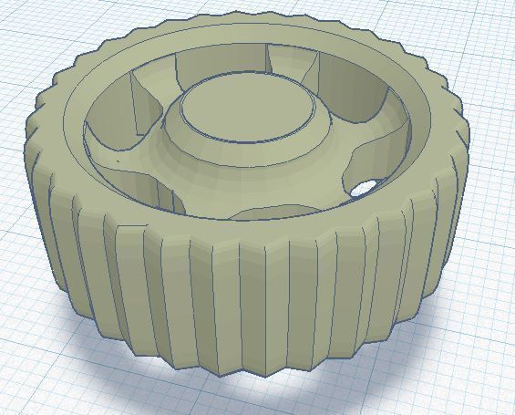 YAEEK.JPG Free STL file YAEEK - Yet Another Ender Extruder Knob (27mm diameter)・Design to download and 3D print, da_syggy
