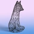 fox-8.jpg Fox Wire Art - Resin print