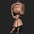 3.jpg Disgust - Inside Out - keychain