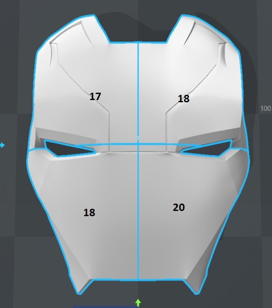 Capture d’écran 2017-09-15 à 09.58.11.png Download free STL file Iron Man Mark 46 Helmet (Captain America Civil War) • Object to 3D print, VillainousPropShop