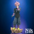 Diorama-1.jpg Black Son Goku Super Saiyan Rose Dragon Ball 3D Printable