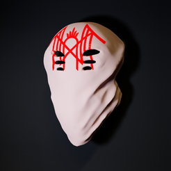 Free STL file Blank Mask 👽・3D print design to download・Cults