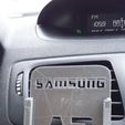 20170115_170626.jpg Free STL file Samsung A3 Car Holder・3D printable object to download