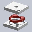 20190417_104742000_iOS.jpg 3D printed molds (heart ring) - flexible rubber parts (Sugru)