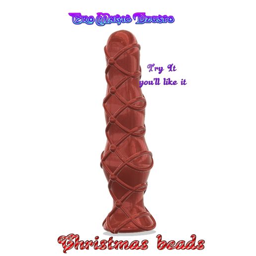"christmas beads" Creative anal ass vaginal plug dong cock penis solid  stuffed fetish butt vagina play toy masturbator adult dildo dick ap301 3d  print cnc STL File for Cults