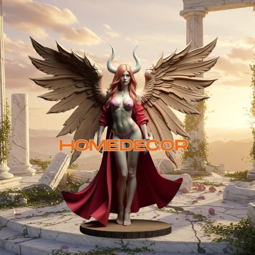 👼 Fallen Angel・ STL File for 3D printing・Cults