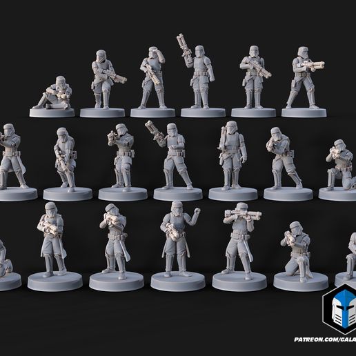 Shoretrooper-Miniatures.jpg Shoretroopers a escala 1:48 - Archivos de impresión 3D