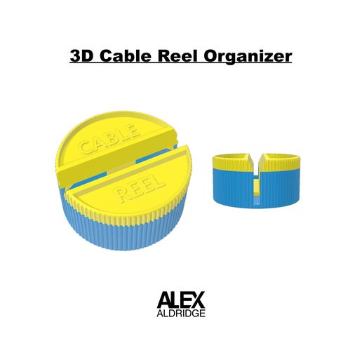 3D Cable Reel Organizer 3D model