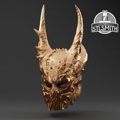 Helldusk_Helmet_Render_Bronze.jpg Helldusk Helmet Baldur's Gate Life Size Prop STL