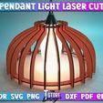 10.jpg Wooden pendant lamps - Vector laser cutting and engraving