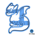 bebe dragon.png Baby dragon cookie cutter
