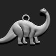 7_3DPR~1.jpg Dino Pendant Keychain - 3D STL File for 3D Printing