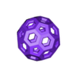 Icosahedron_V3.1_3DPrint_3cm.stl Truncated Icosahedron, Icosahedron, Football, Soccer Ball, Decoration
