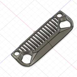 Screenshot (53).png Avenger Eagle Angry Face Intake Grille For RC Crawler 3D print model