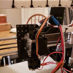 20190114_185706.jpg Free STL file Cable Chain Mount for Modular X-carriage・3D printable design to download