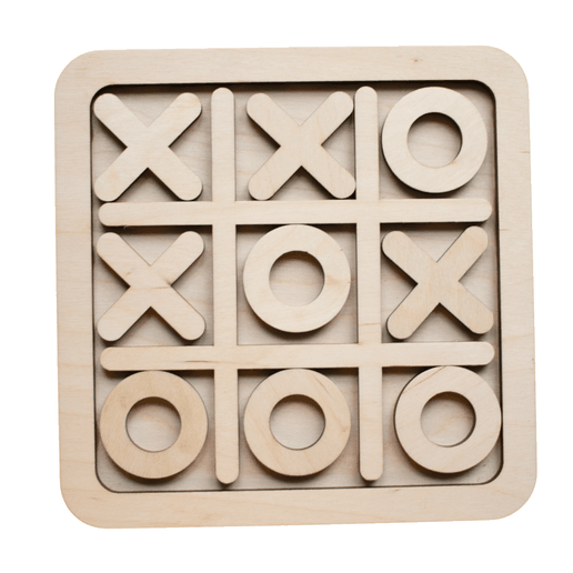 JOOP-tic-tac-toe-foto-1.png Laser Cut Tic Tac Toe game board