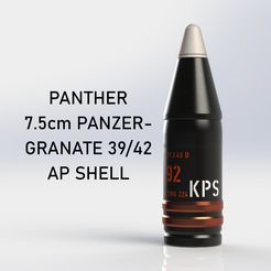 7.5cm_Pzgr_39.42_0.jpg Panther Tank 7.5cm AP Shell