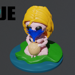 verseau-kawaii.png STL file aquarius/kawaii curtain・3D print design to download