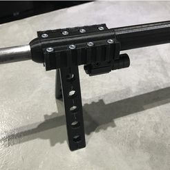 54578611656798245210940077c32ced_preview_featured-14.jpg STL-Datei Triple Weaver Rail with Silencer Dummy kostenlos・Vorlage für 3D-Drucker zum herunterladen