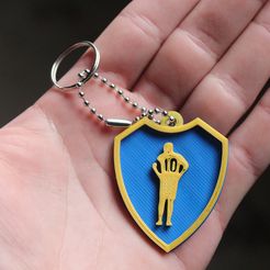 IMG_1892.jpg Fichier STL Porte-clés Juan Román Riquelme・Modèle pour imprimante 3D à télécharger