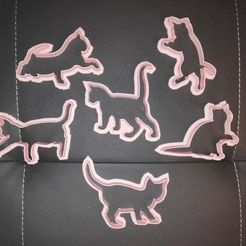 IMG_20201006_225533.jpg Thinner cat cookie cutters - 6 pack