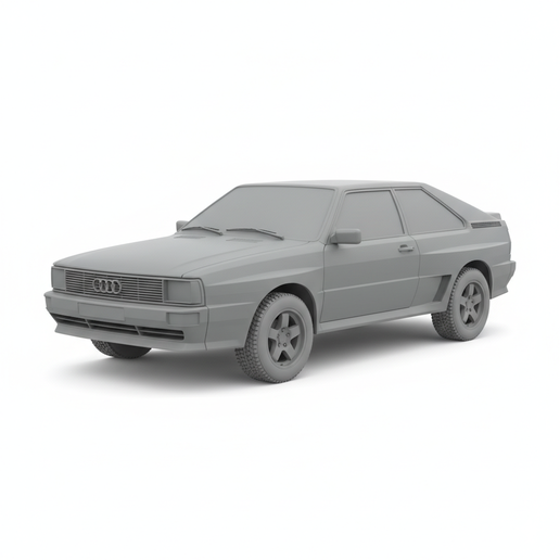 Audi Quattro prototype lineage car STL, pickup, car model, vehicle, supercar, car, SUV, sports car, muscle car, car 3D, diorama, classic car, automobile, hypercar, truck, vintage car, garage, race car, drift car, JDM