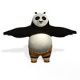 1.jpg PO Kung Fu Panda 3D MODEL PO Kung Fu Panda BEAR PET
