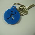 P1090283.JPG Free STL file volleyball locksmith - Chaveiro - keychain - Vôlei・3D print object to download, fabiomingori