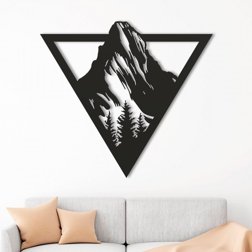 🖼️ Matterhorn・Free STL File for 3D printing and CNC machining - Laser ...