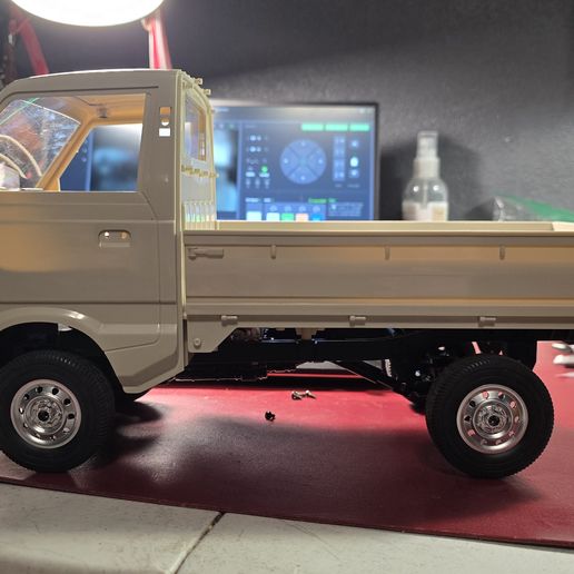 WPL D14 Kei Truck Front Suspension Lift Arm 3D model