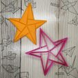 5a.jpg Paper star - origami COOKIE CUTTER - CUTTER PLATE OF GALLETS OR FONDANT - 8cm