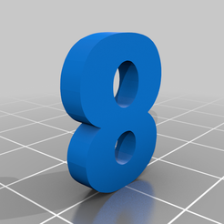 8.png 1 Inch Tall Arial Black Bold Numbers - 1-9